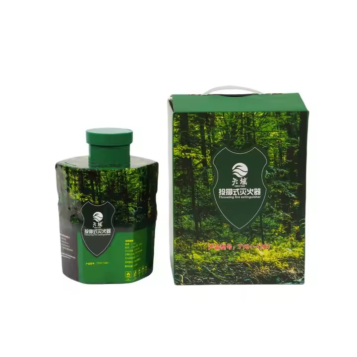 1.2 ကီလိုဂရမ် Semi-Automatic Throw Type Fire Extinguisher - တောမီးကာကွယ်ခြင်းအတွက် စံပြ - မြန်ဆန်ပြီး ထိရောက်သော မီးသတ်ဆေးဘူး