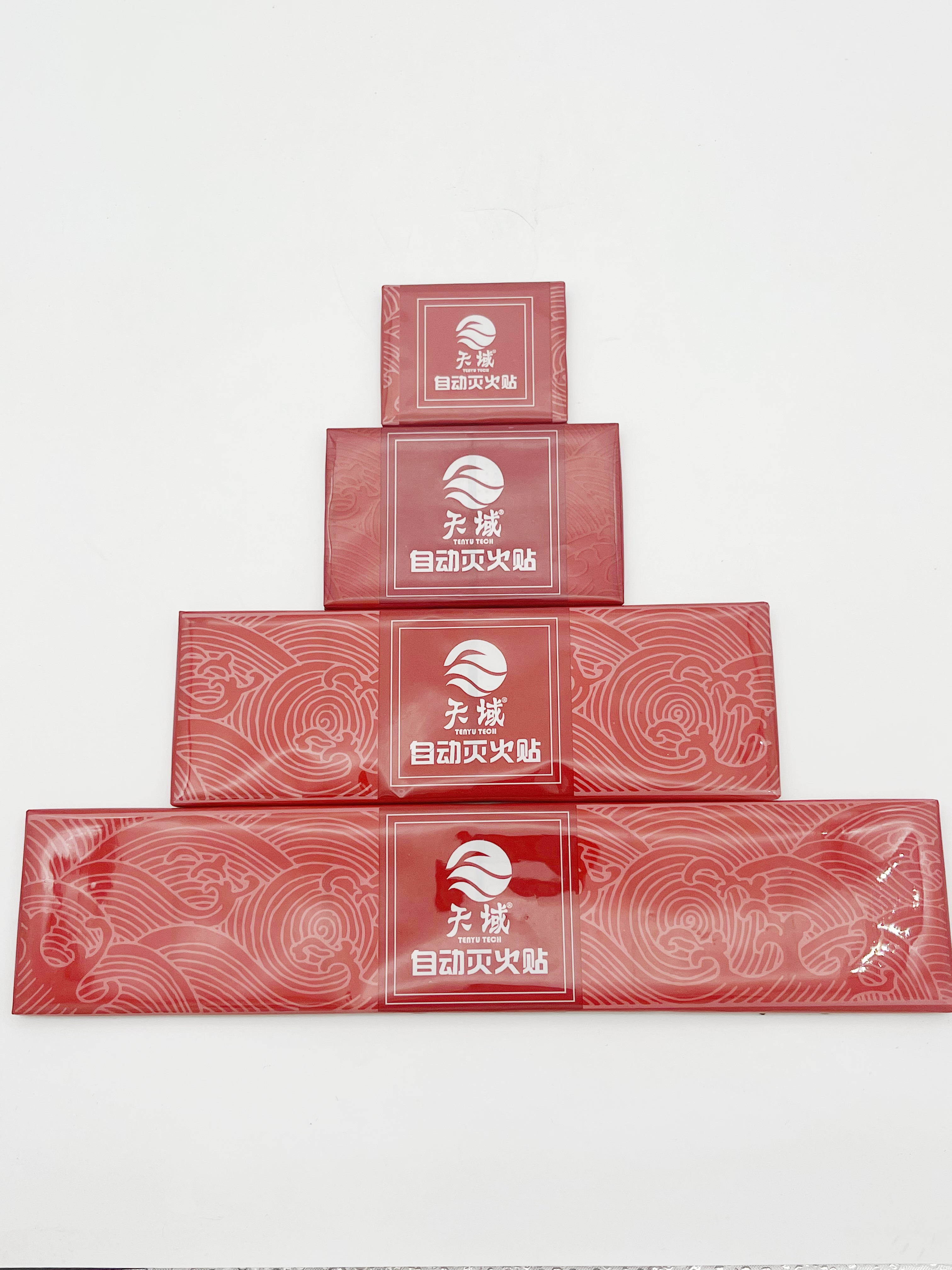 Aerosol ပစ္စည်းများပါသည့် အလိုအလျောက်မီးငြှိမ်းသတ်သည့် စတစ်ကာ-အမျိုးအစား- မီးအမြန်နှိမ်နင်းမှုအတွက် ချက်ခြင်းအသက်သွင်းခြင်း