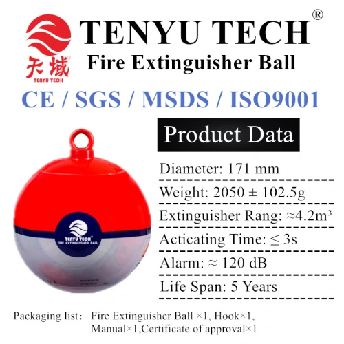 Высакаякасны аўтамат ABC Dry Powder Fire Ball
